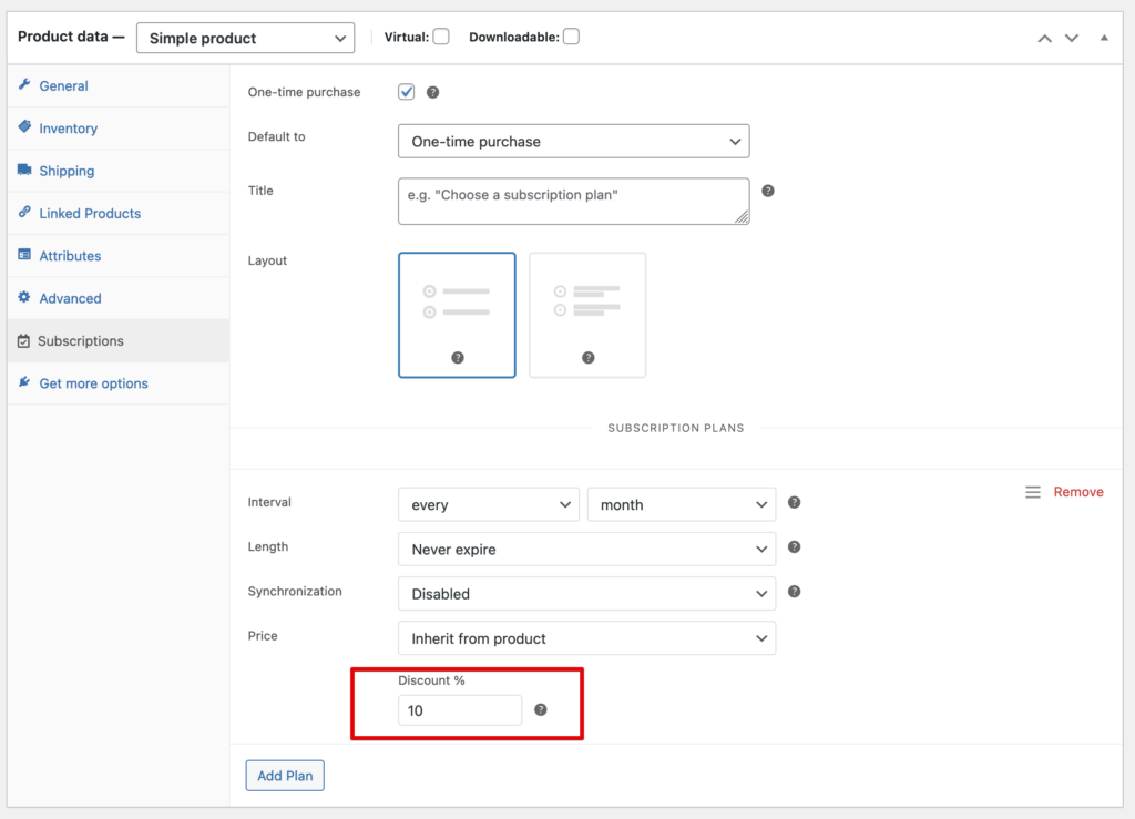 All Products added discount