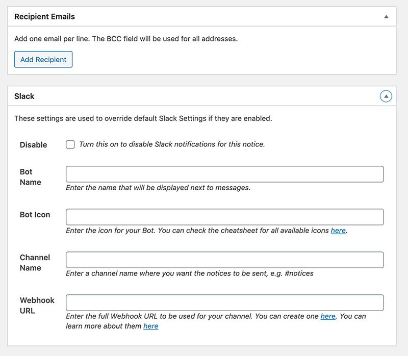 Advanced Notifications - New