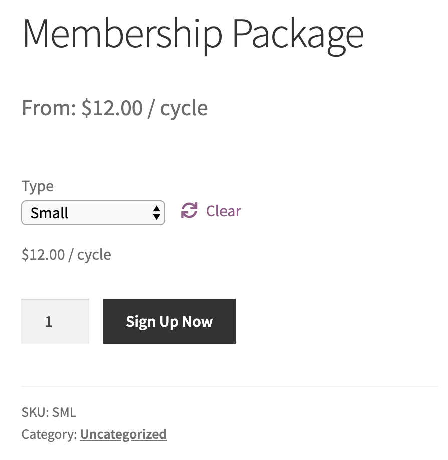 Subscriptions Schedule Frequency change term to cycle